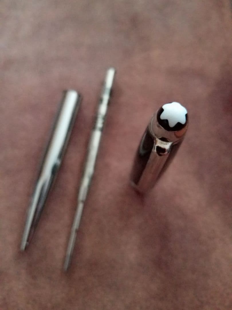 モンブラン ボールペン #164 カーボンスティール クラシック