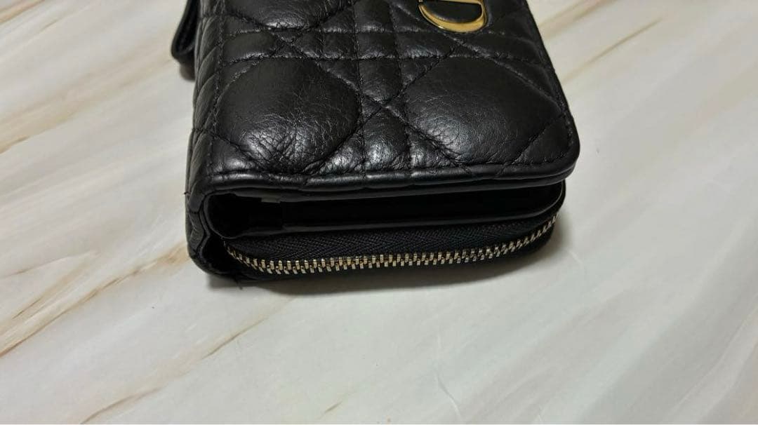 ち*ろ様 Dior スカーレットウォレット ブラック 2つ折り財布