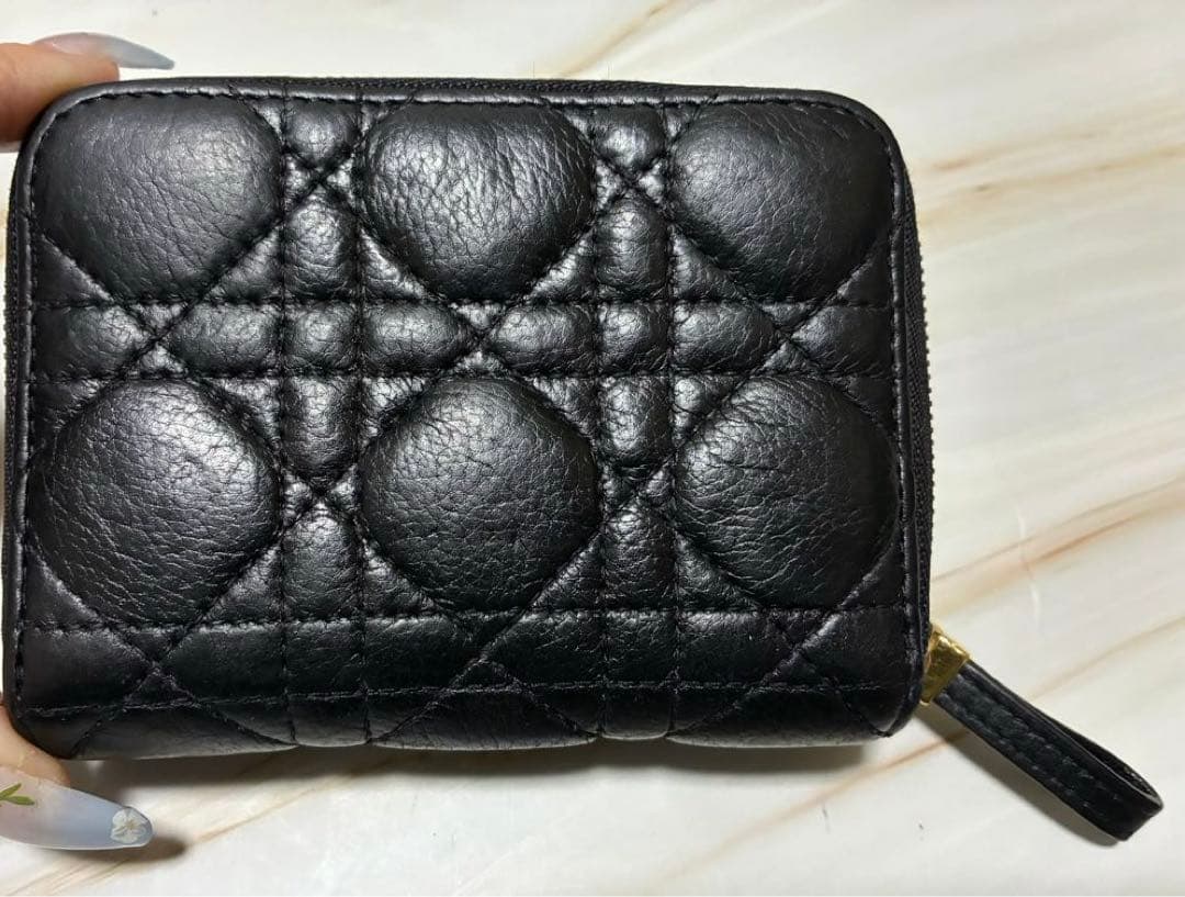 ち*ろ様 Dior スカーレットウォレット ブラック 2つ折り財布