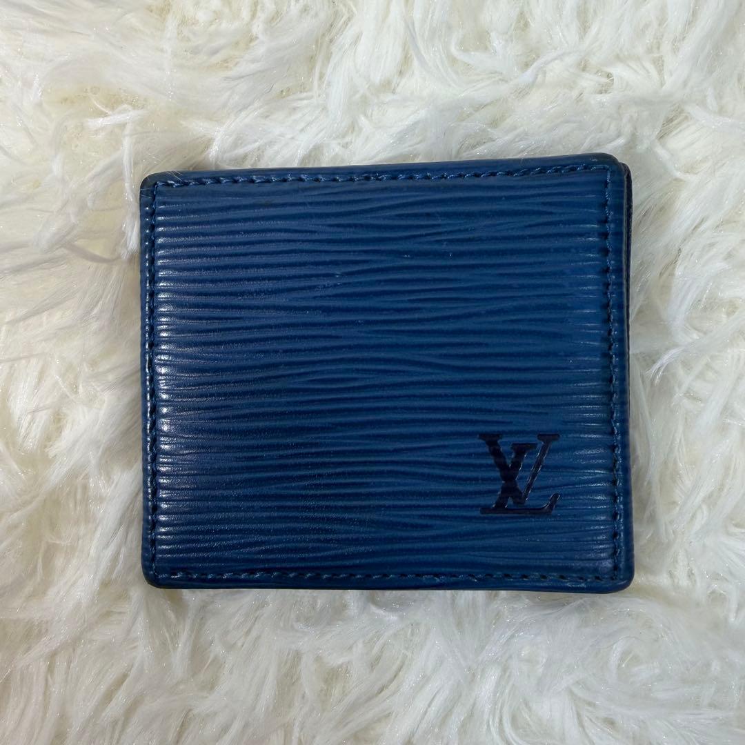 【✨良品✨】ルイヴィトン エピ ケース ポルトモネボワット ブルー