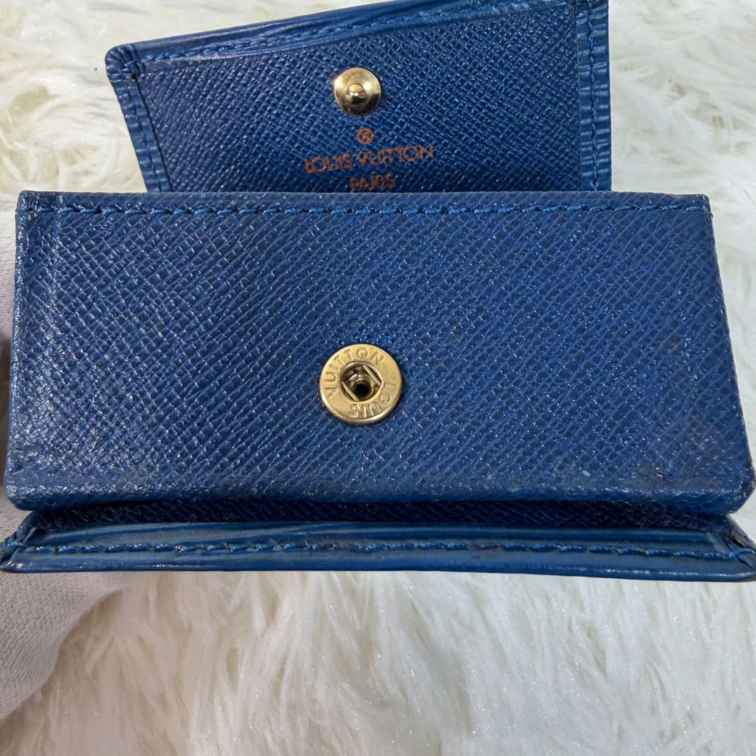 【✨良品✨】ルイヴィトン エピ ケース ポルトモネボワット ブルー
