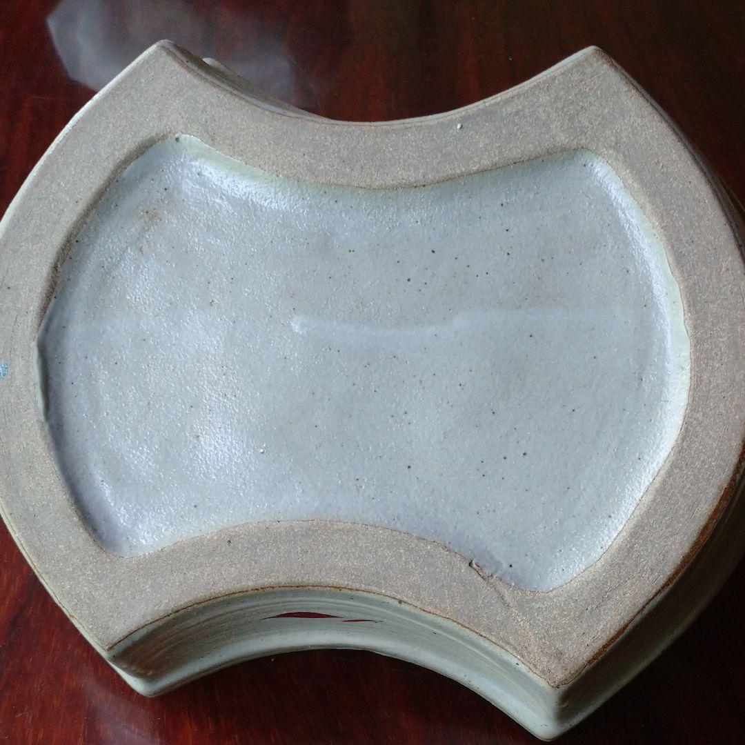 益子焼『 明石庄作』の手提げ菓子器