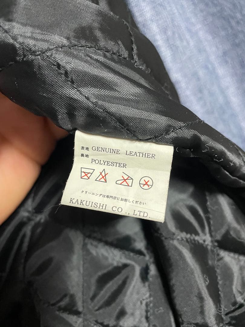 HORN WORKS 5Lブラック シングルライダースジャケット