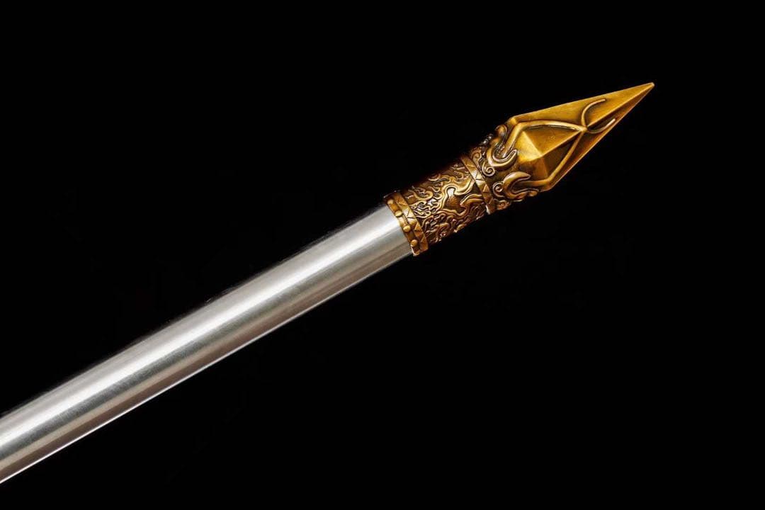 長槍 模造槍 3本継 十文字槍 刀装具 模擬刀 日本刀 模造刀 鑑賞用 舞踊刀