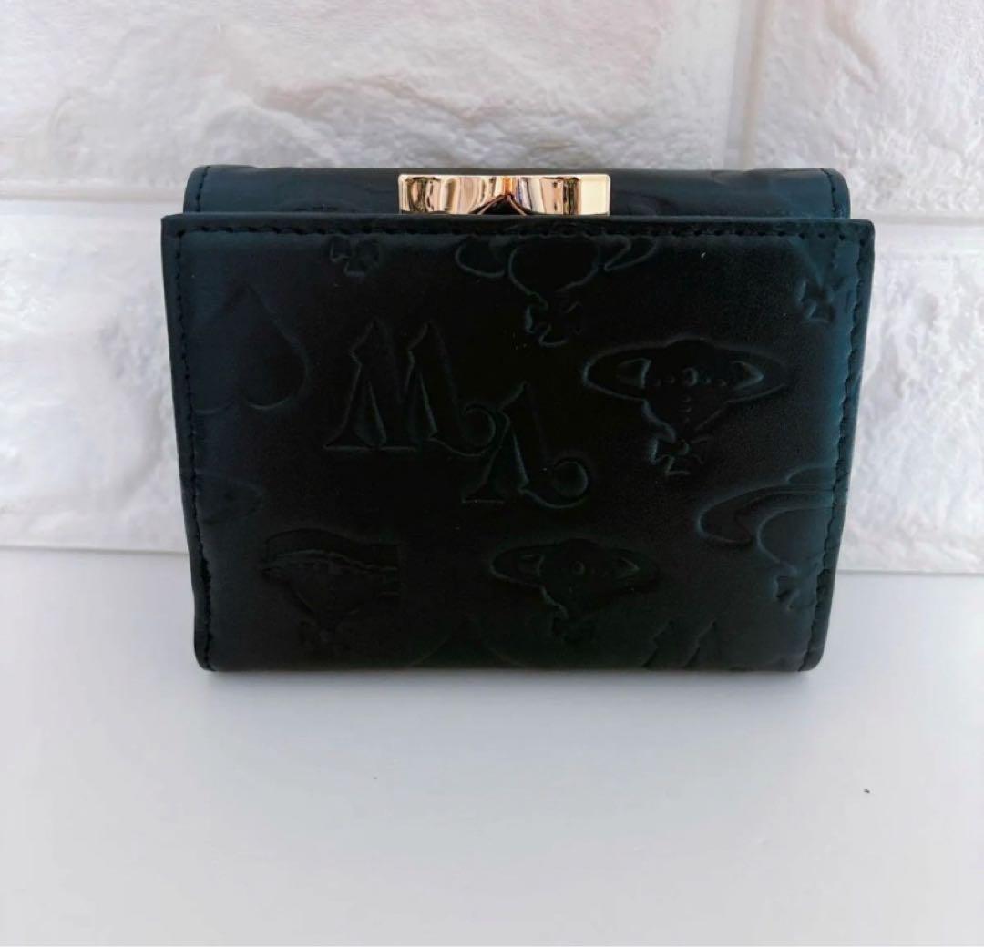 【最新❤︎新品】ヴィヴィアン・ウエストウッド　三つ折り財布 ブラック