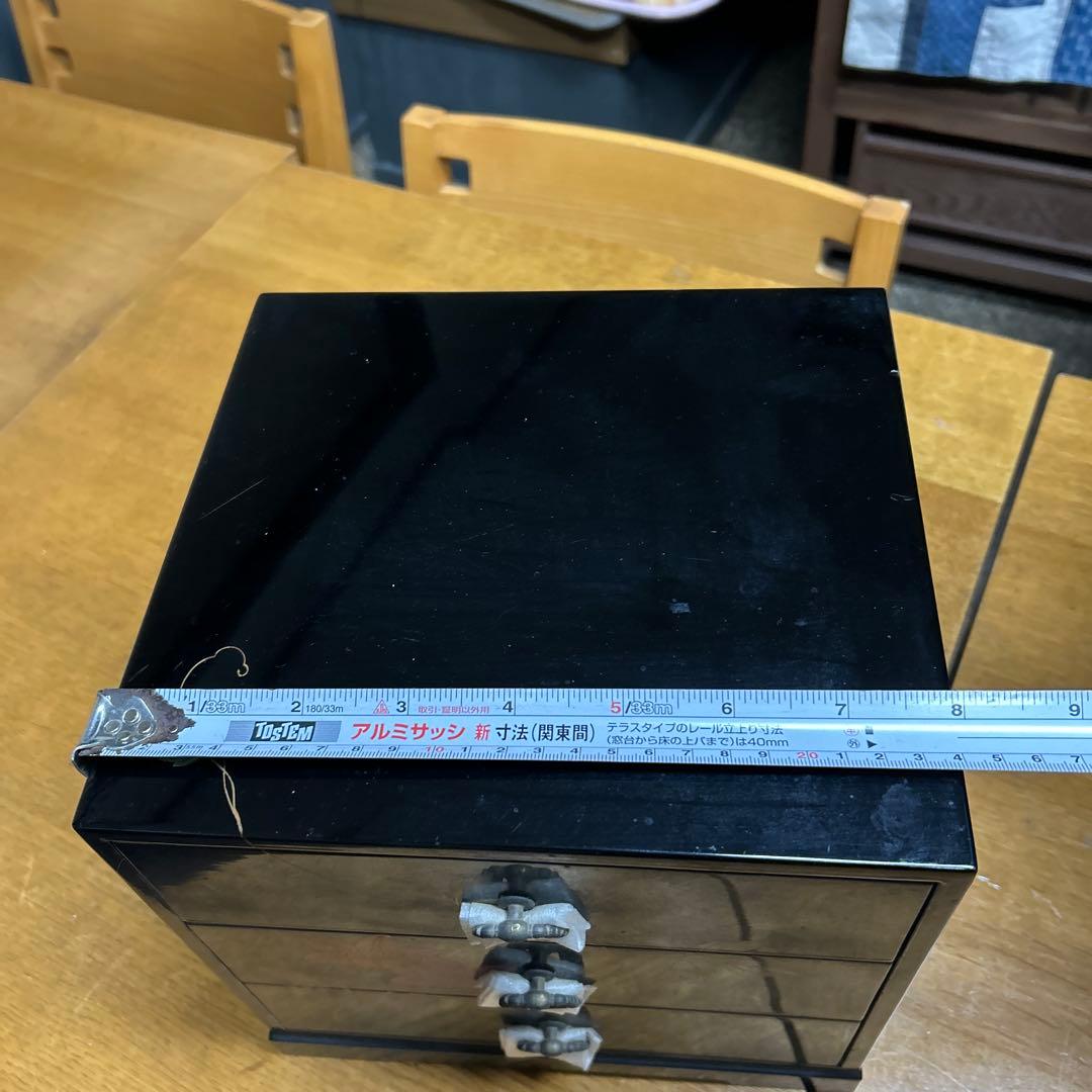 漆器 3段引き出し