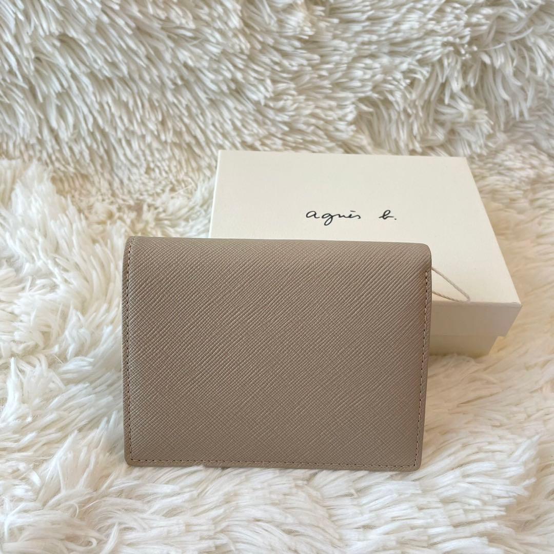 【新品未使用】アニエスベー レザー 二つ折財布