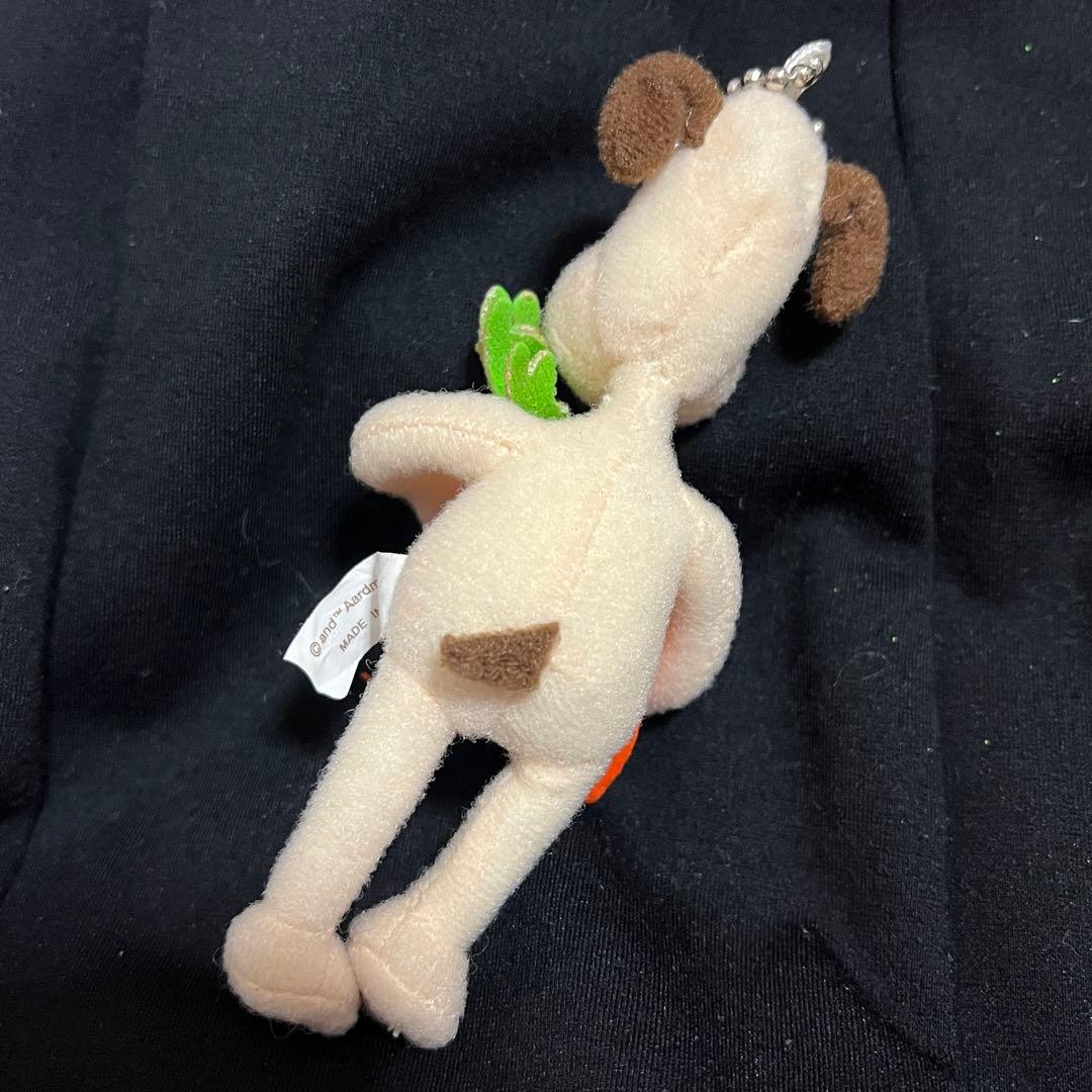 ▲汚れなどあり▲ウォレスとグルミット マスコット キーホルダー