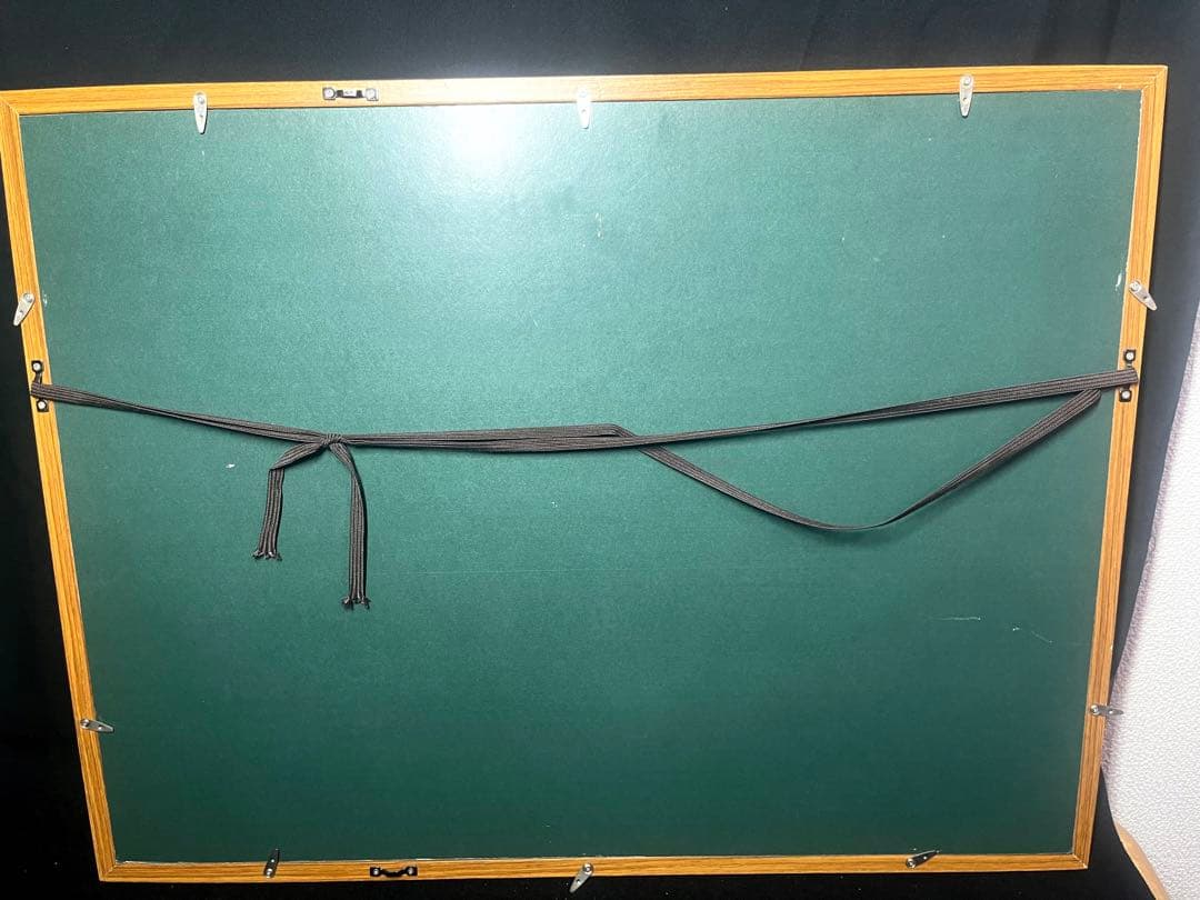 中国人版画家 周興華 原画 木版画「周氏原版画」落款印 直筆サイン　1992年製