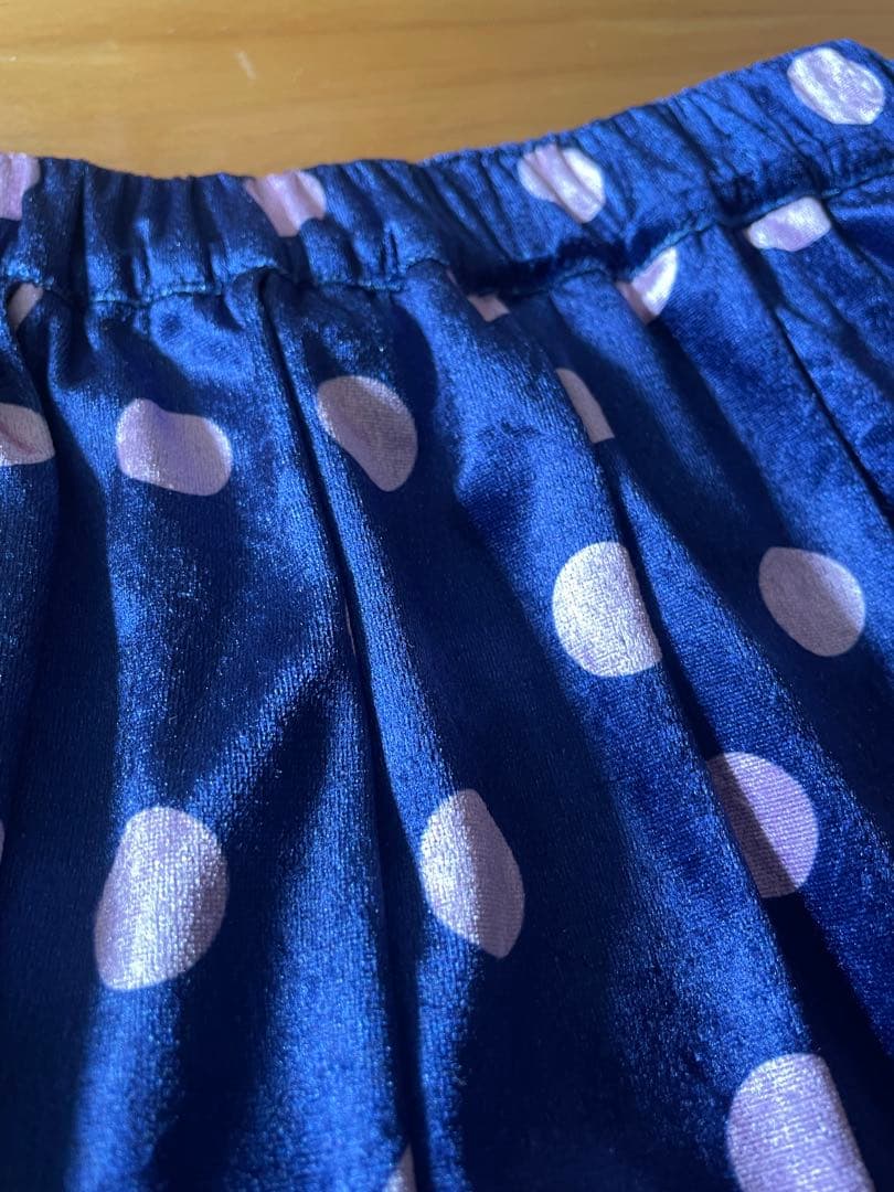 コムデギャルソンガール ドット ベロアスカート