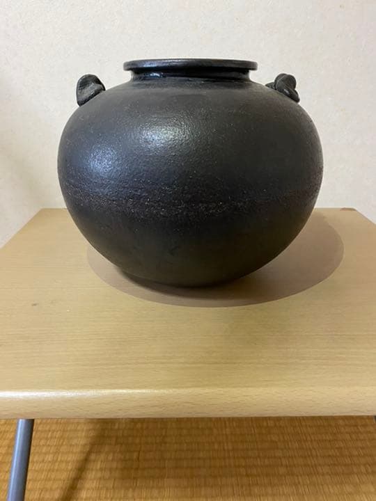 骨董品　信楽焼　黒