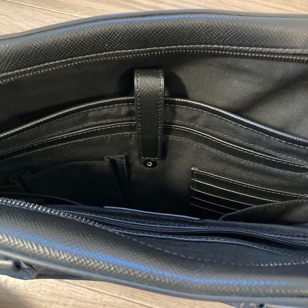 【味噌太郎】MICHAEL KORS ブラックビジネスバッグ