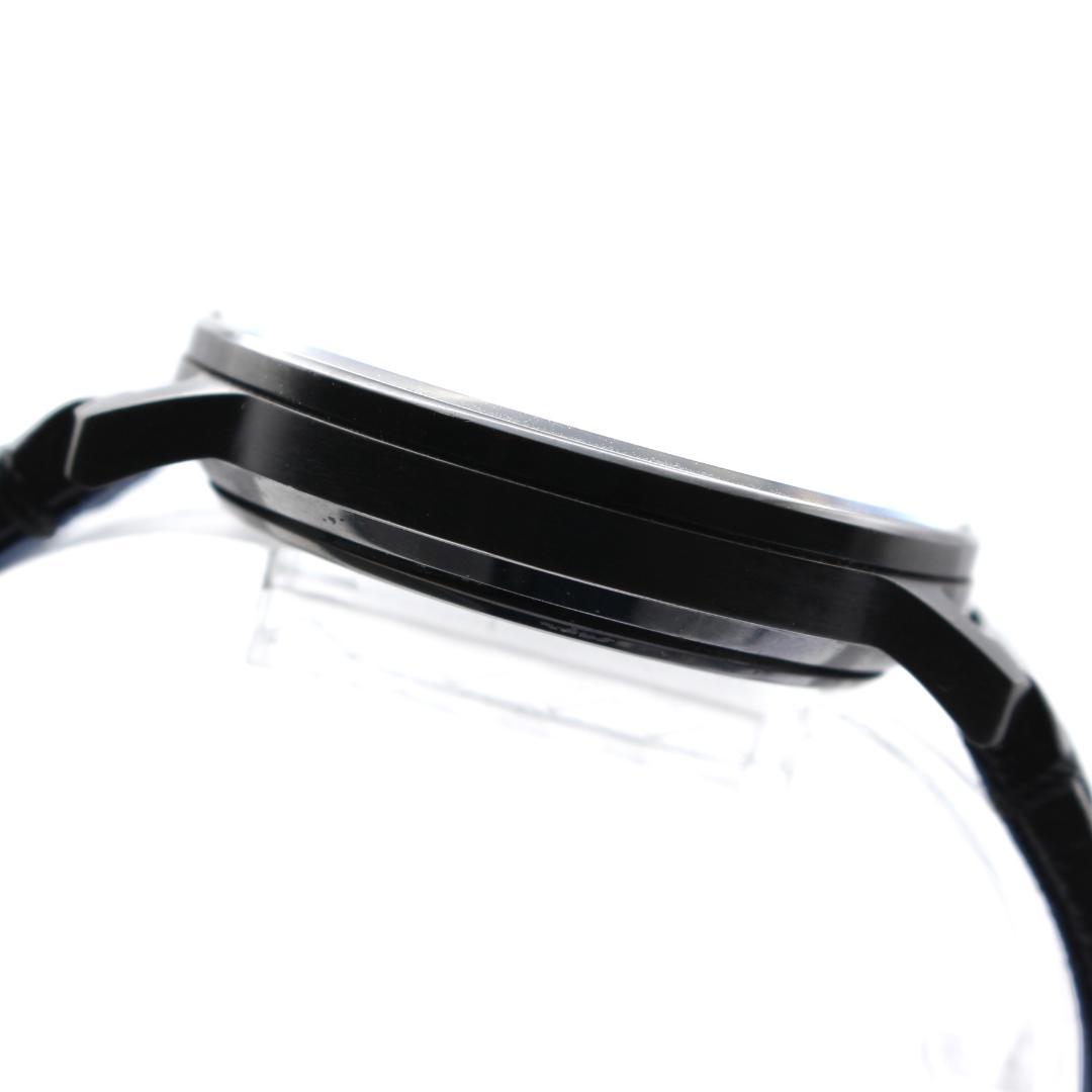 美品 ポールスミス 腕時計 2019本限定品 メンズ ブラック レザーベルト