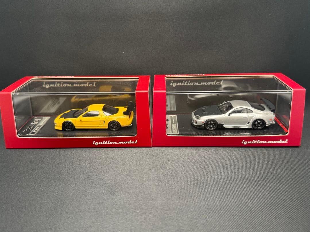 1/64 ignition model ショールームジオラマ ミニカー2台付属
