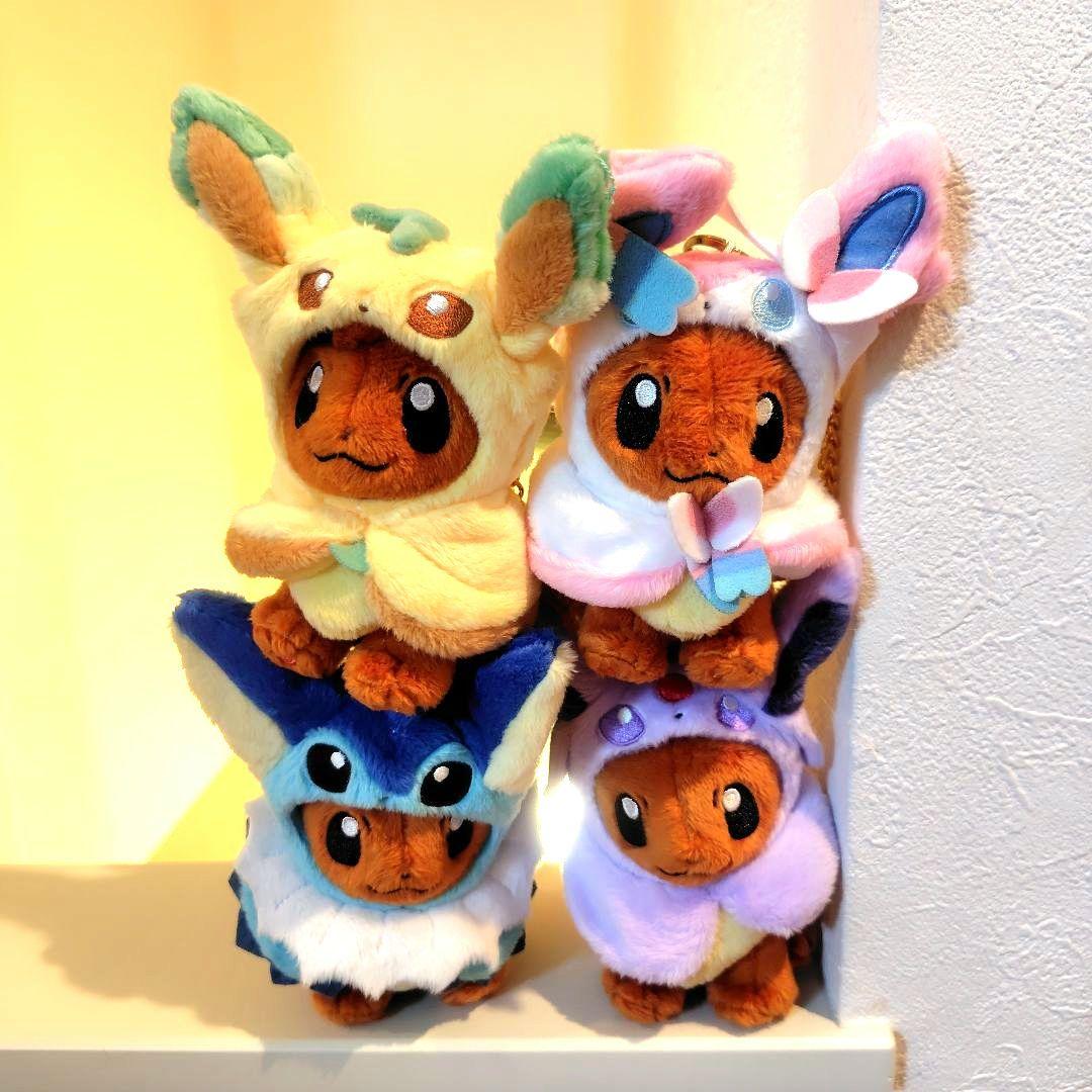 ポケモン イーブイ マスコット ポンチョシリーズ ８体セット ポンチョイーブイ