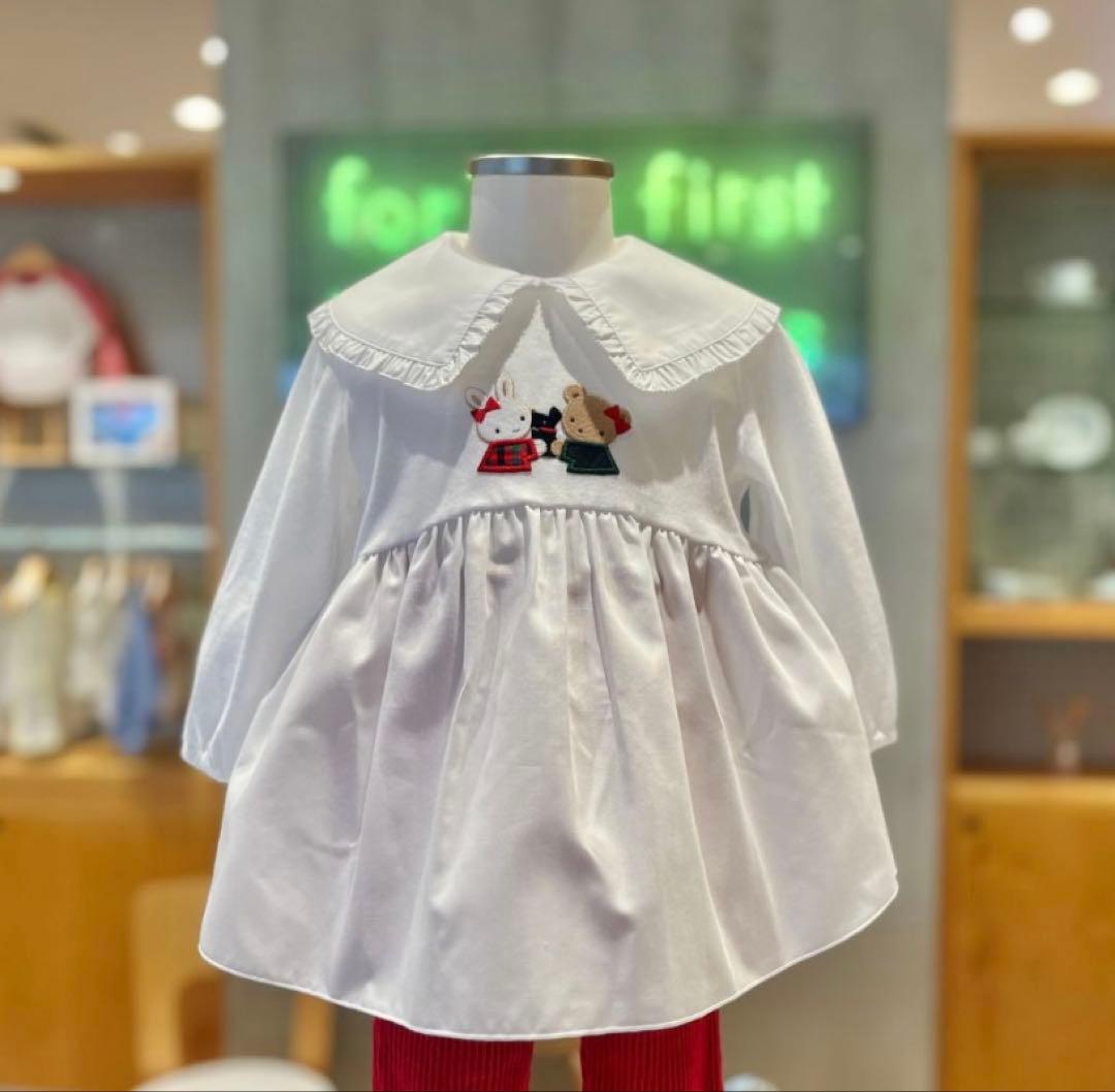 familiar ファミリア 襟付き長袖シャツ 90