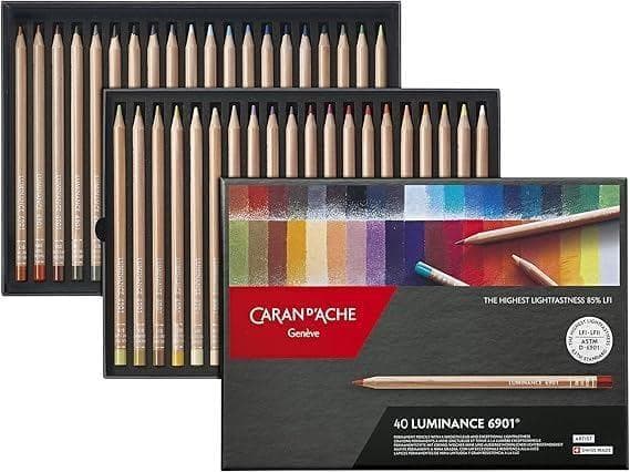 【新品未使用】CARAN D'ACHE LUMINANCE6901 40色セット