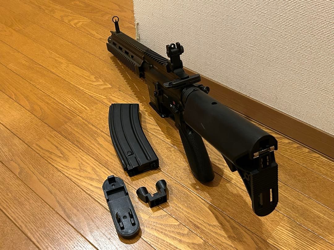 HK 416 D 次世代電動ガンロアレシーバーレーザ刻印追加、ハンドガードA5