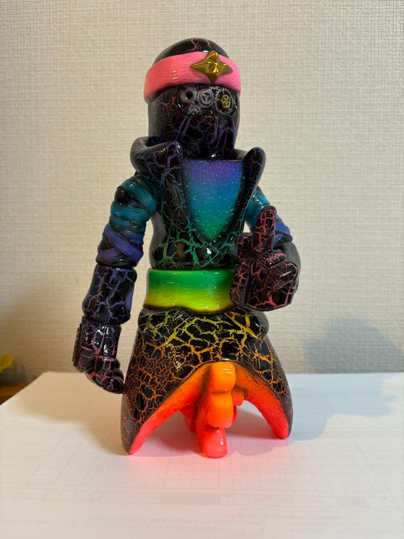 希少 スパイラルトイズ×ペインターネット ソフビ アートトイ インディーズソフビ