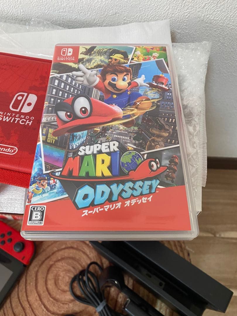 Nintendo Switch ニンテンドースイッチ本体マリオモデルカセット付き