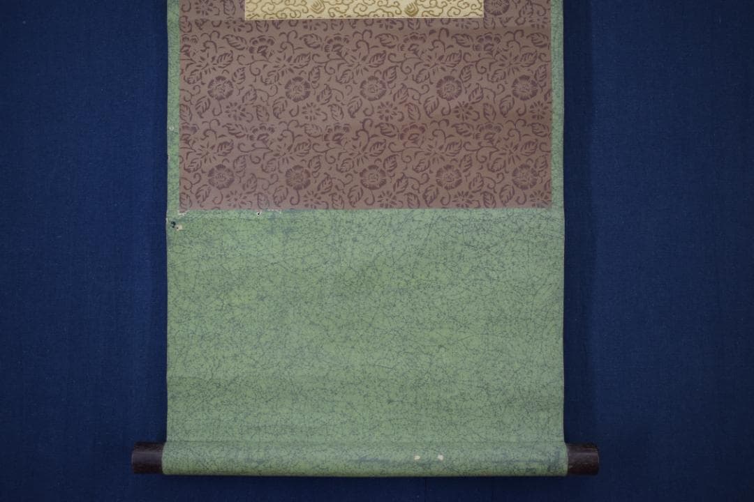 成山庵主國清/人物画賛/和尚画賛/三味線/掛軸☆宝船☆Y-767　JM