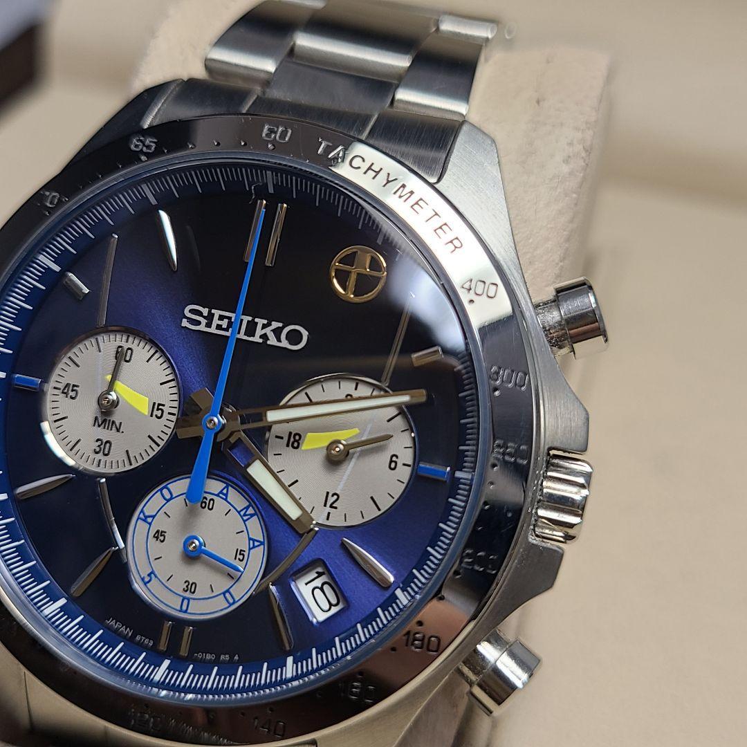 【良品】SEIKO　8T63-01D0　新幹線 25周年 記念　こだま　稼働品