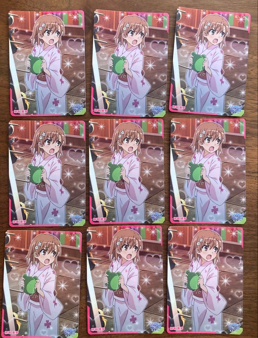 美少女モバゲー　とある魔術の禁書目録　御坂美琴　プロモカード