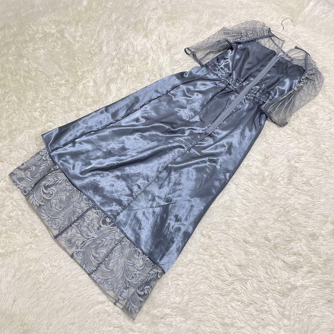 美品 Ｍ【PourVousお呼ばれミモレ丈&七分袖フォーマルオケージョン】