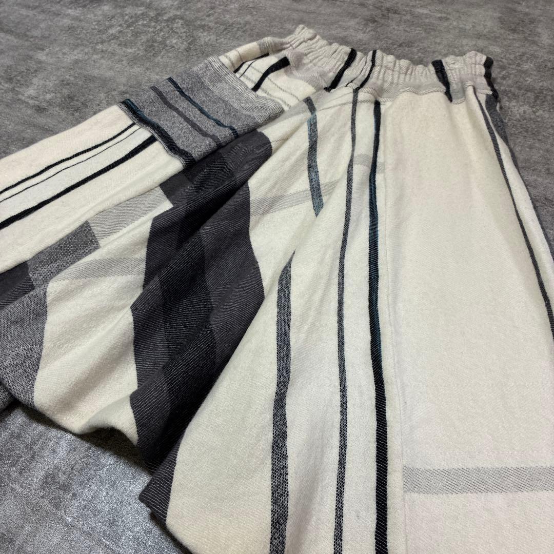 タマキニイメ　tamaki niime タルンパンツ　ウール　Long グレー系