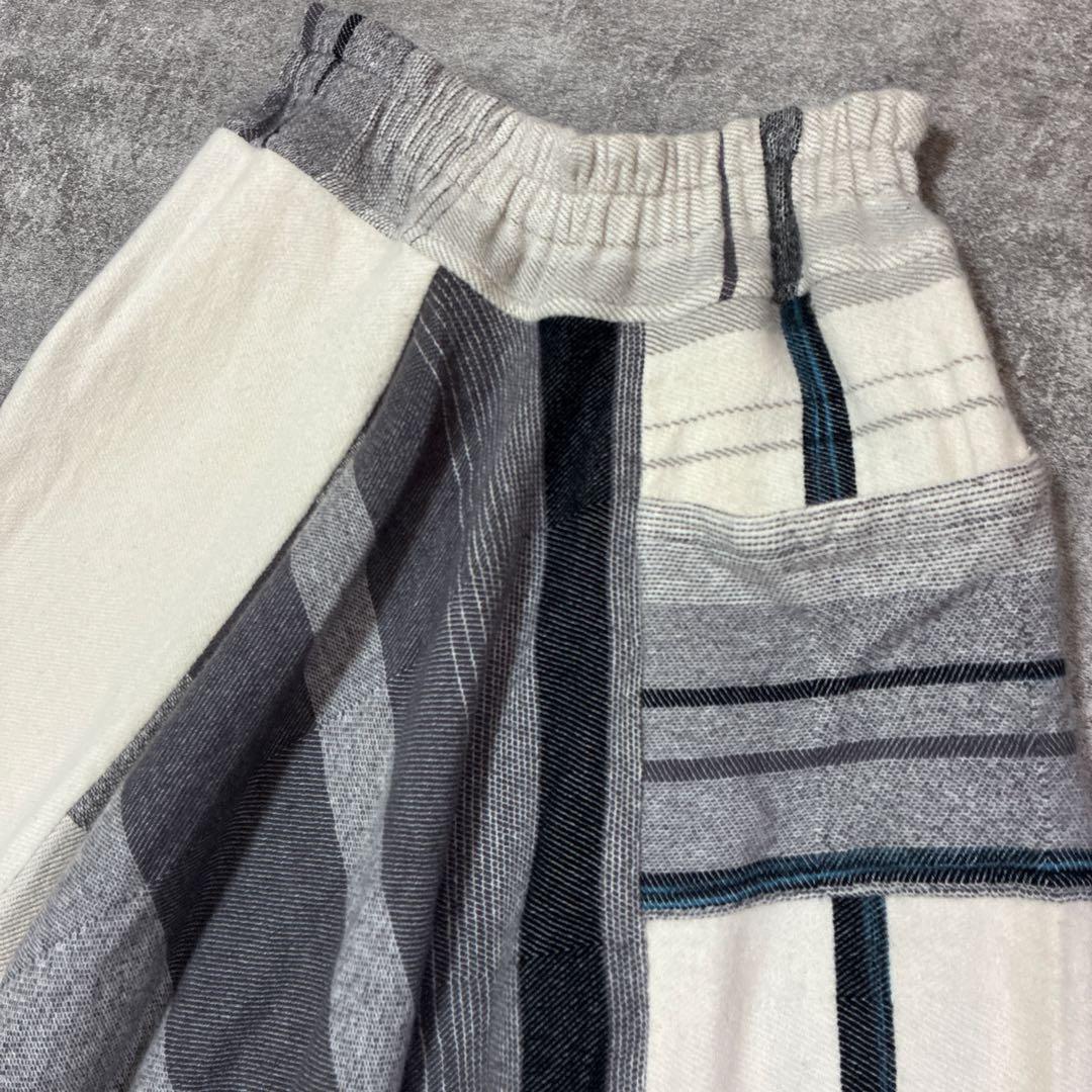 タマキニイメ　tamaki niime タルンパンツ　ウール　Long グレー系