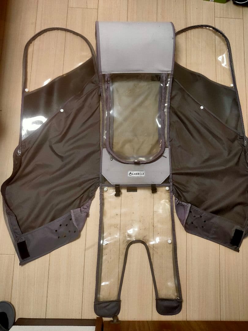 ラボクルレインカバー後付けフロント用(L-PCA03)＆リア用(L-PCR03)