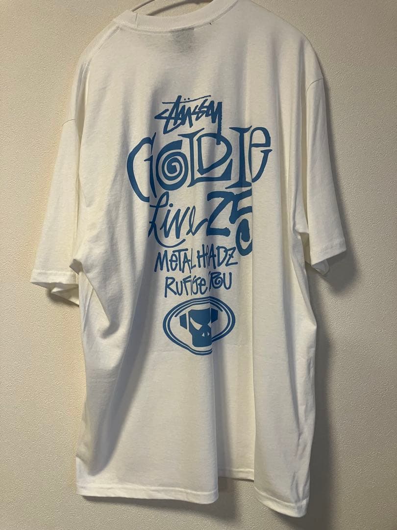 STUSSY GOLDIE LIVE 26 TEE Lサイズ ホワイト