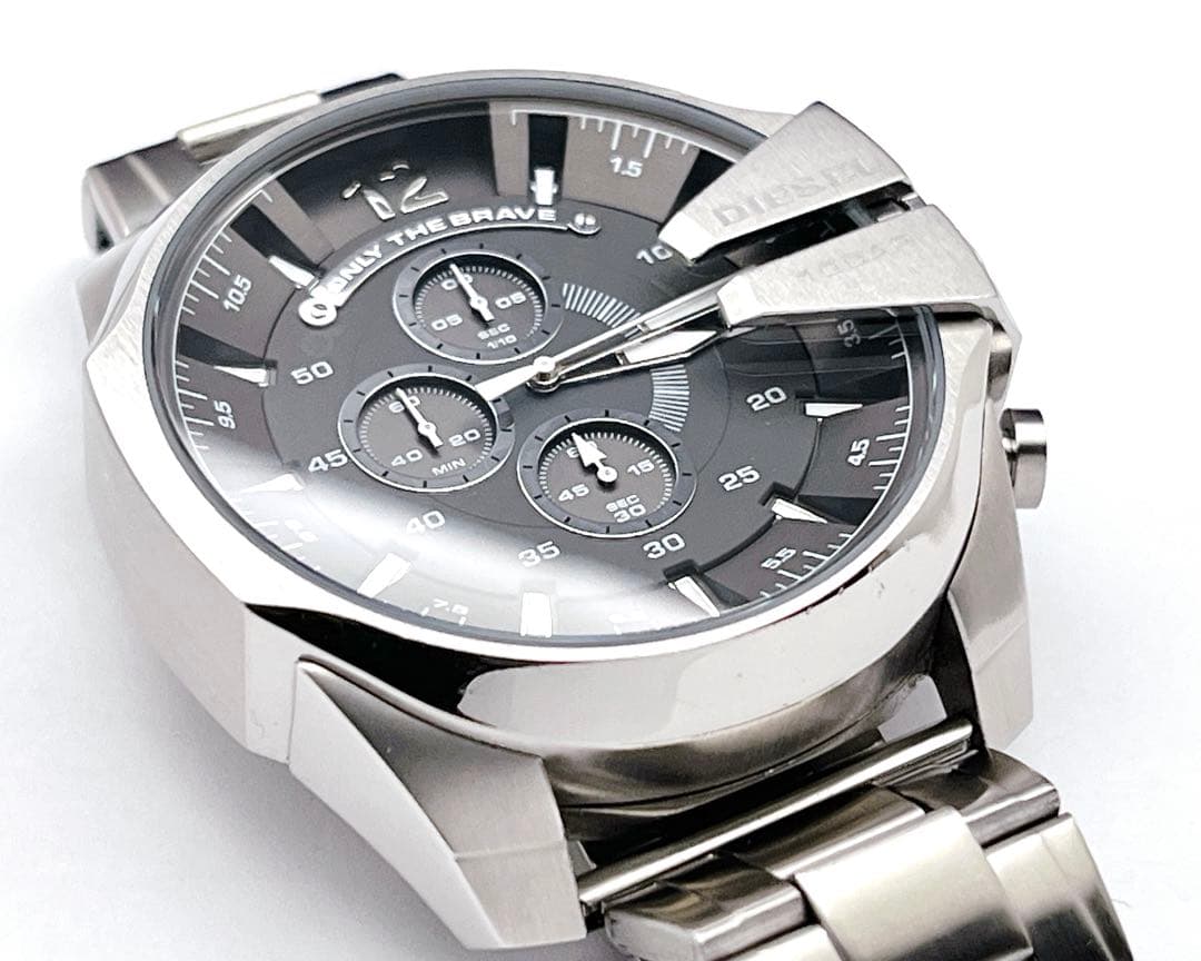 DIESEL ディーゼル DZ-4290 クロノグラフ デイト グレー文字盤