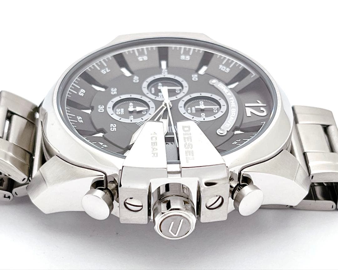 DIESEL ディーゼル DZ-4290 クロノグラフ デイト グレー文字盤