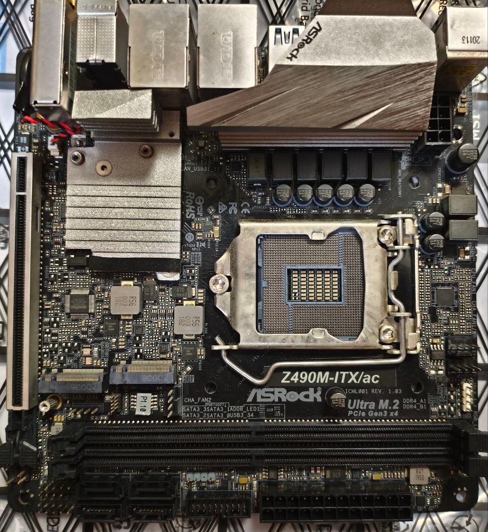 マザーボード ASRock Z490M-ITX/ac