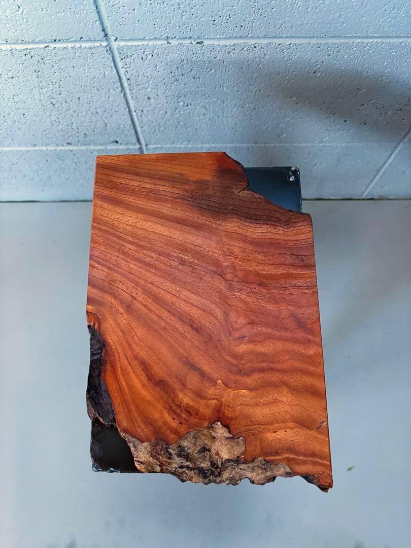 欅サイドテーブルコーヒーテーブルナイトテーブル観葉植物置き飾り台インダストリアル