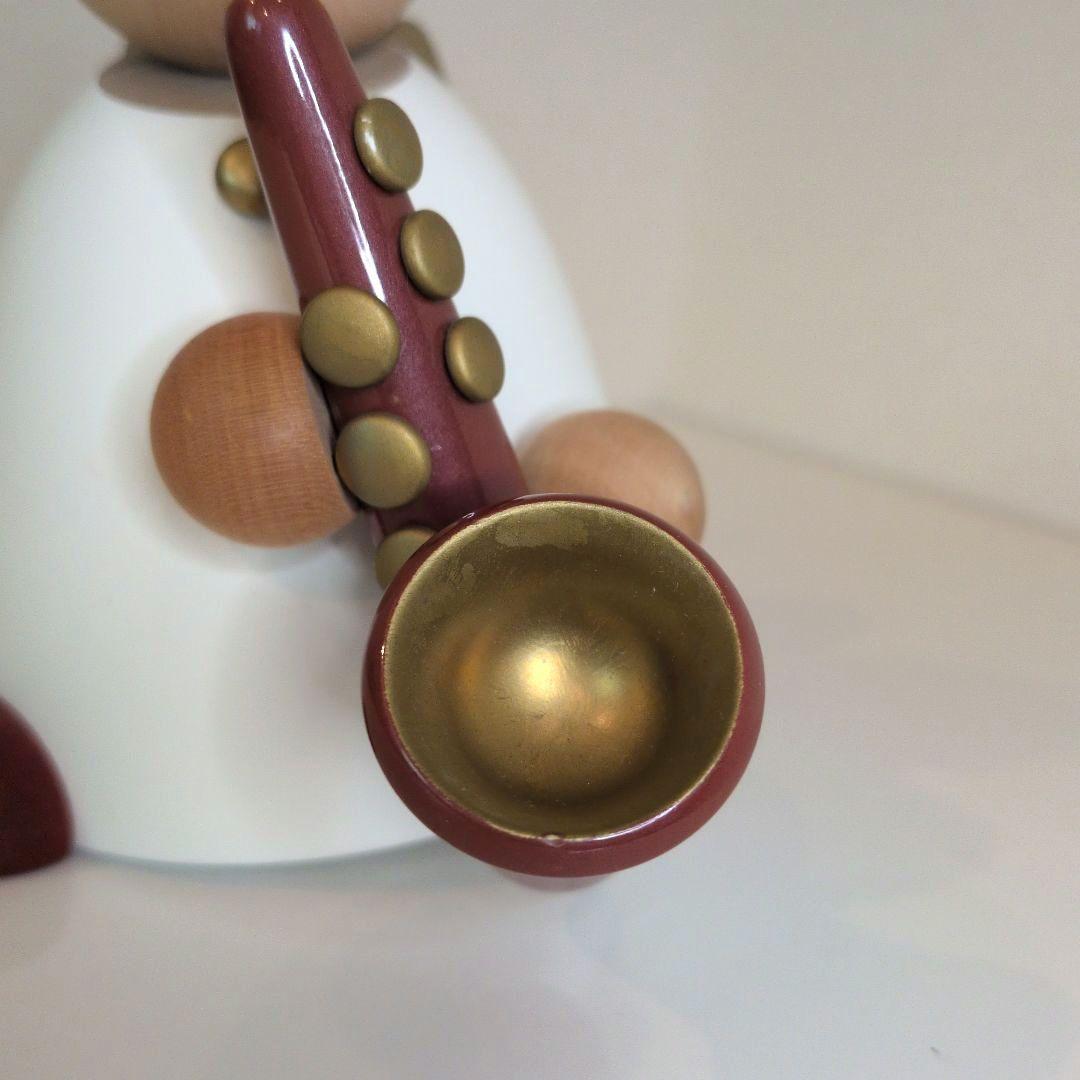 ギュンター・ライヒェル 木製人形 サクソフォンを吹く天使