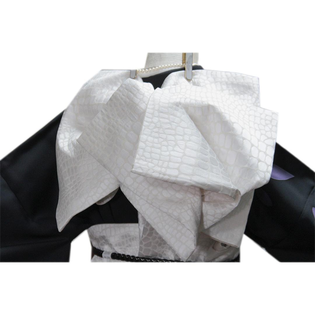 1点のみ！状態良好！170cm成人式振袖5点セット帯新品紫正絹フルセットIK00