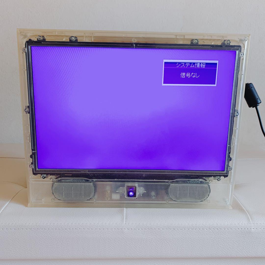 希少 スケルトン 液晶テレビ nexxion 13.3インチ 平成レトロ