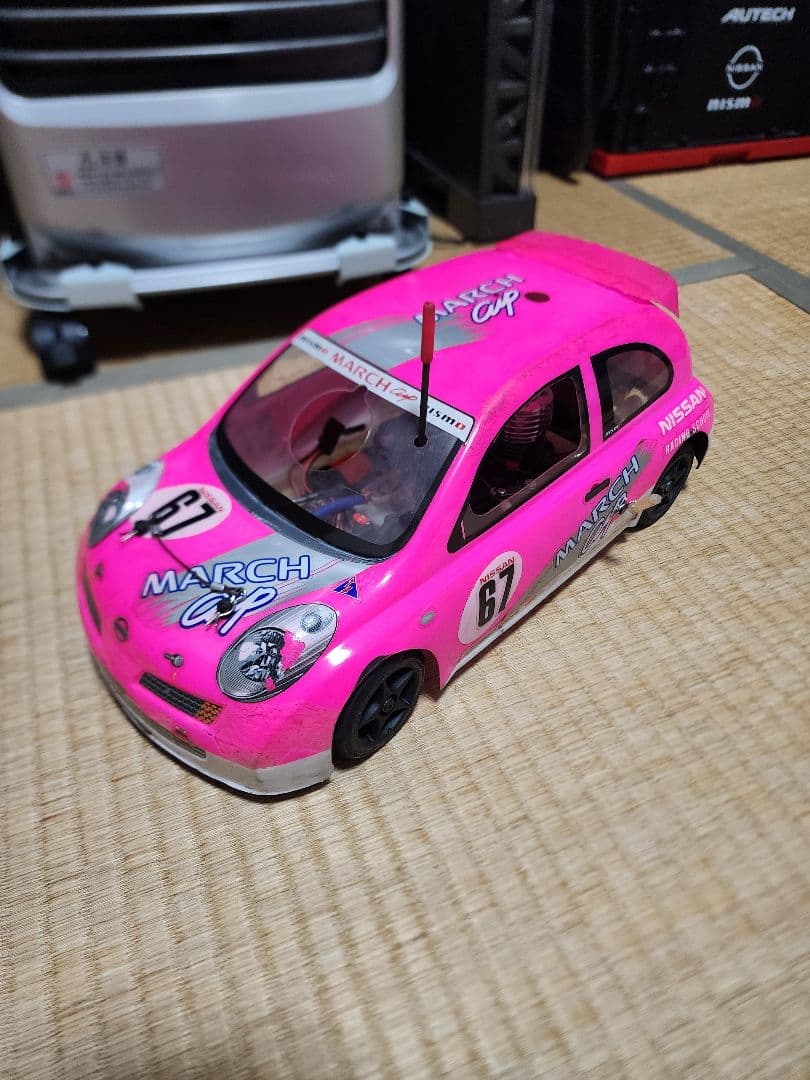 京商スパーダ09Lマーチ カップカー　メカプロポ付きジャンク扱い(古い為) 実働