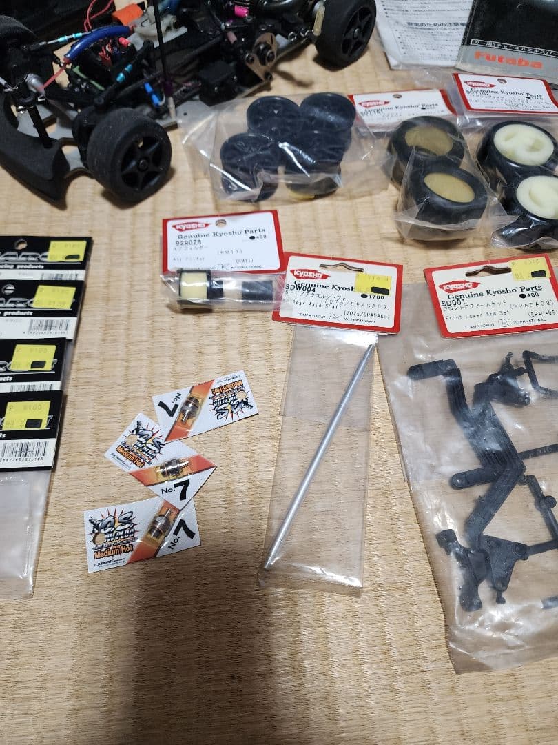 京商スパーダ09Lマーチ カップカー　メカプロポ付きジャンク扱い(古い為) 実働