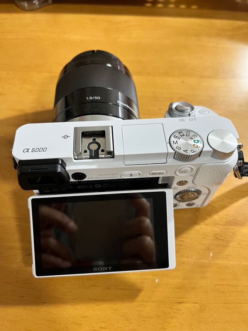 美品】SONY α6000 ホワイトシャッター回数は約1,000