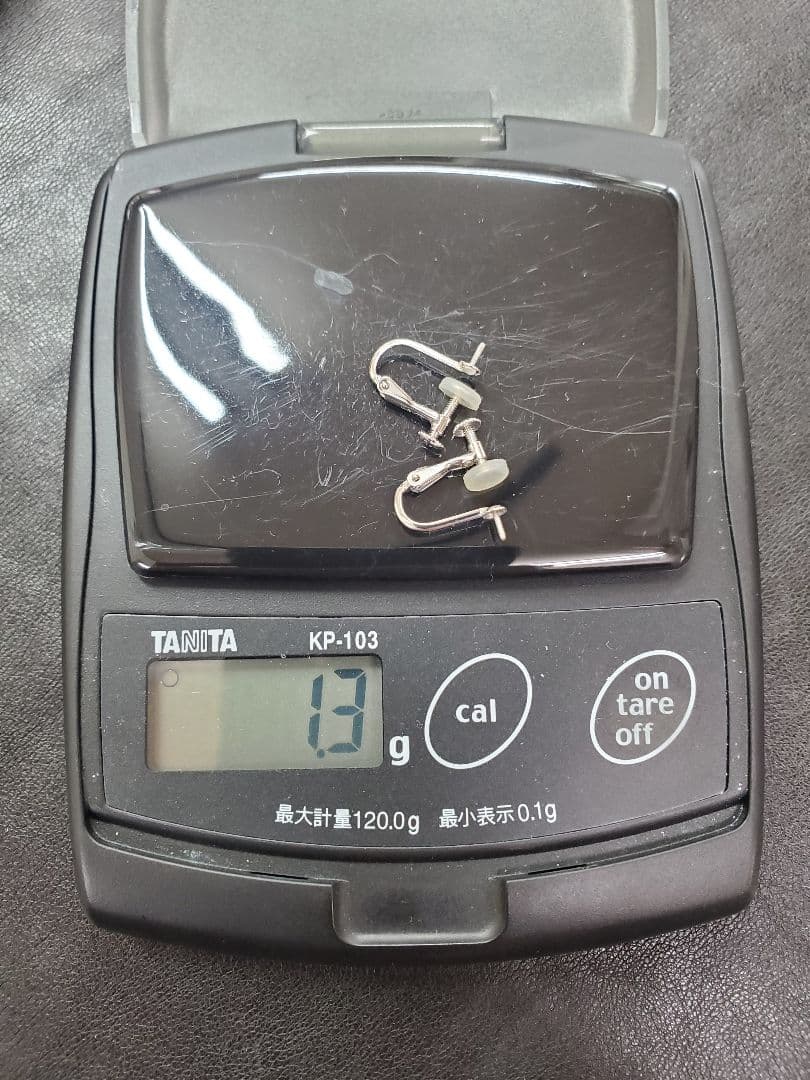 K14WGネジバネ式　イヤリング金具