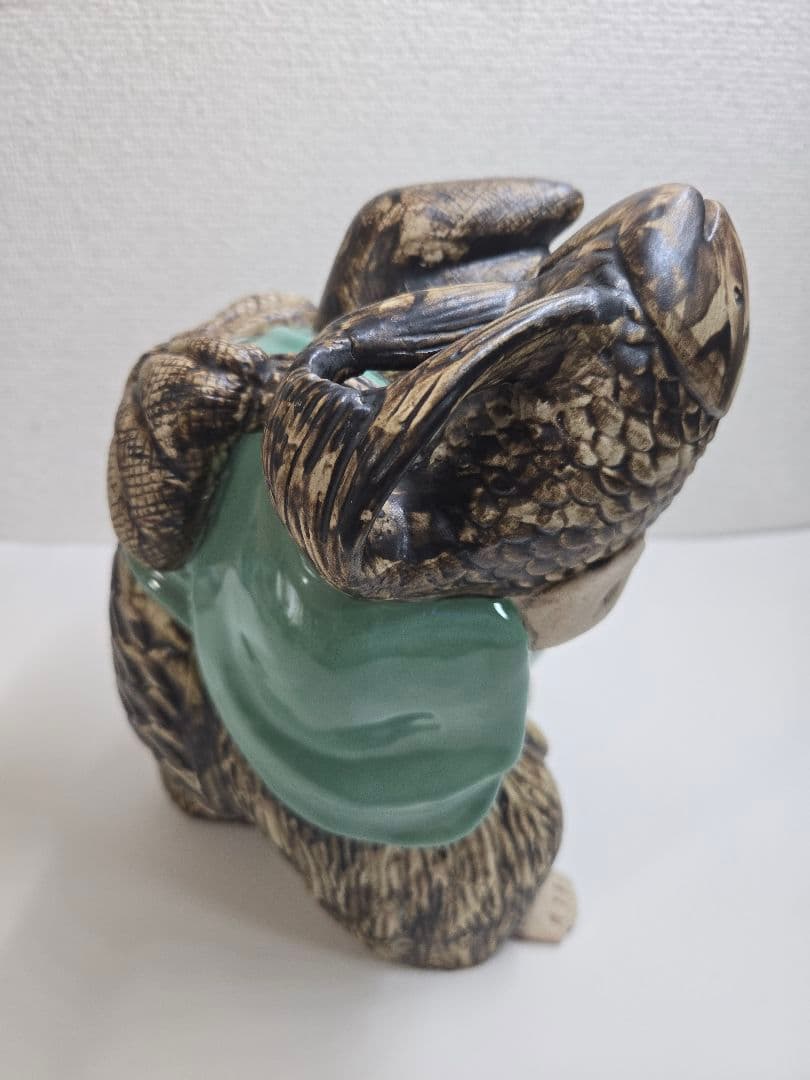 鯛持恵比寿　美術工芸　青磁　陶磁器　最終値下げ