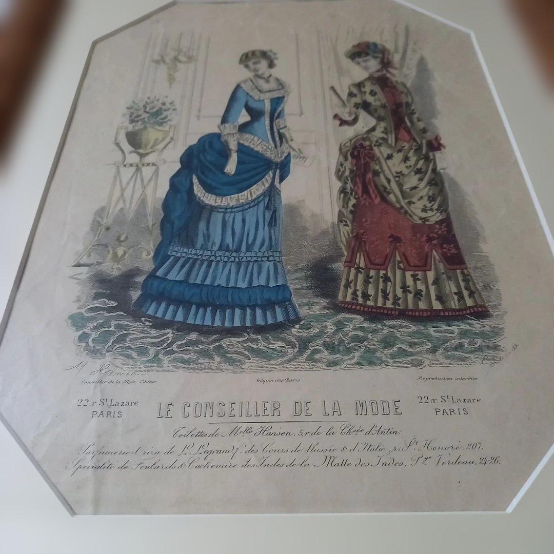 ファッションイラスト、アンティーク雑貨