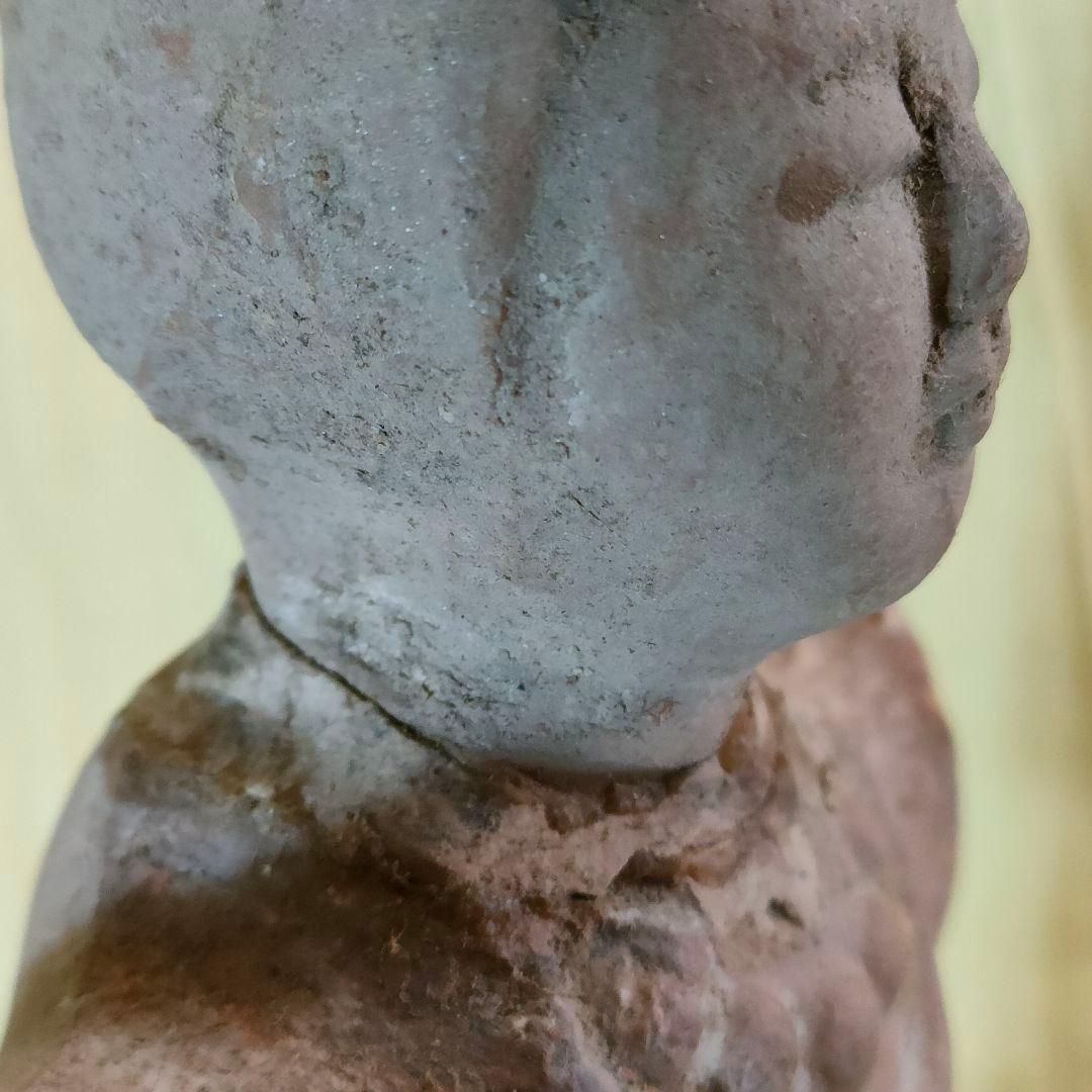 加彩人物俑　中国古陶　古玩　楽人　官女