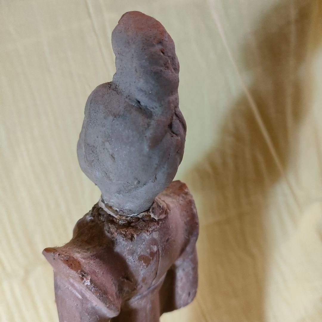 加彩人物俑　中国古陶　古玩　楽人　官女