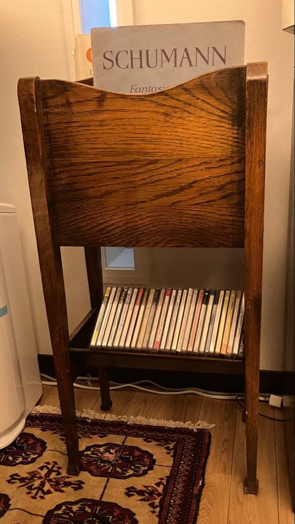 最終お値下げ⭐︎イギリスヴィンテージ木製マガジンラック