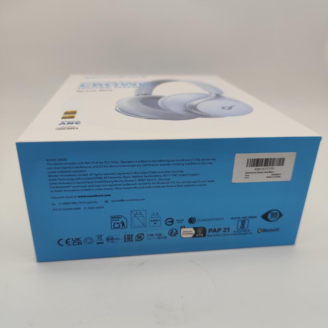 Anker Soundcore Space One ブルー ANC 55時間再生