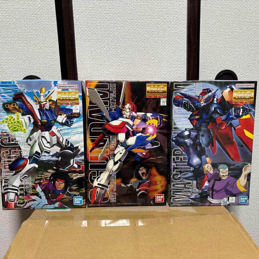 MG 1/100 Gガンダム・マスターガンダム・シャイニングガンダム　セット販売